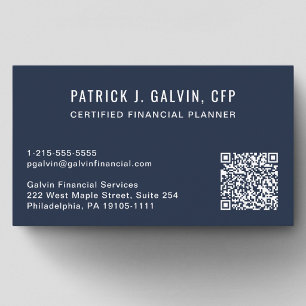 Código QR Planificador Financiero Certificado CFP 