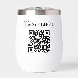 Código QR promocional de la empresa con logotipo c