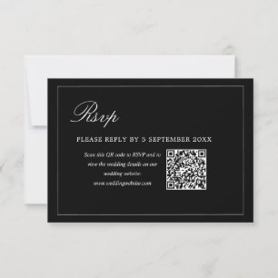 Código QR Respuesta de Lujo Minimalista Moderno Ne
