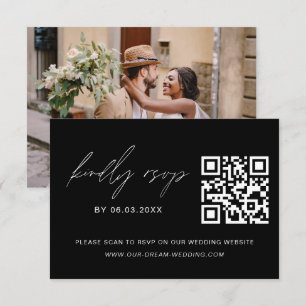 Código QR RSVP Foto Boda Minimalista sitio web