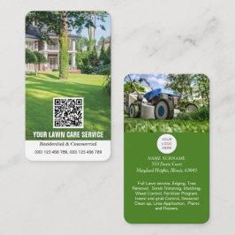 Código QR tarjeta comercial para Lawn Care