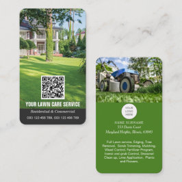 Código QR tarjeta de visita para Lawn Care