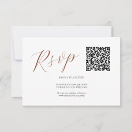 Código QR Tarjetas RSVP simples