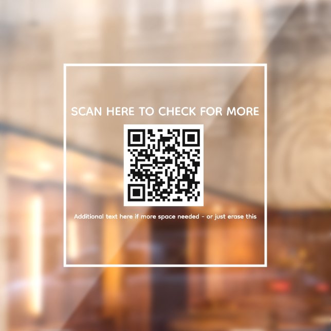 código qr tienda frontal pegatina - escaneame (Hoja 2)