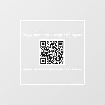 código qr tienda frontal pegatina - escaneame
