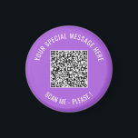 Código QR Tu regalo de imán especial de sorpresas<br><div class="desc">Elija Colores y fuente - Magnetos con su información especial de código QR y texto Personalizado regalo de imán moderno personalizado - Añadir su código QR - Imagen o logotipo - foto / texto - Nombre u otra información / mensaje - Redimensionar y mover o eliminar / añadir elementos -...</div>