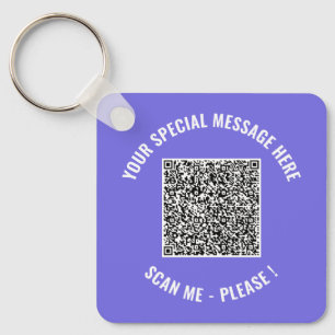 Código QR Tu regalo de llavero con información de