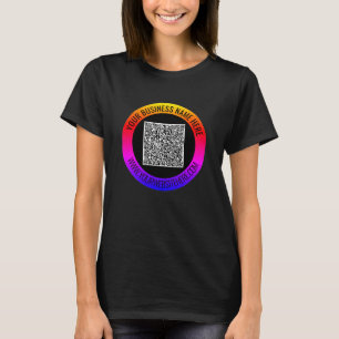 Código QR y texto Personalizado de tu camiseta com