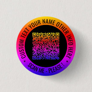Código QR y texto Personalizado tu botón personali