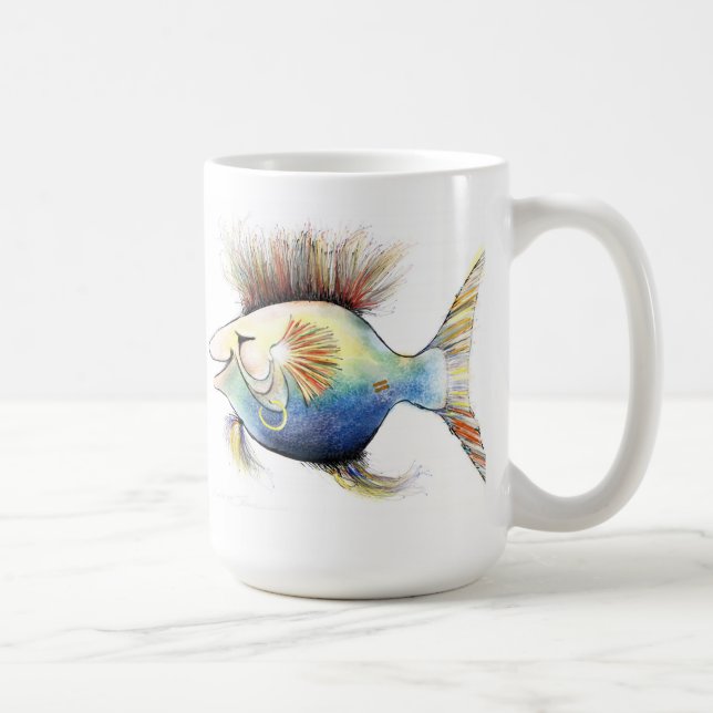 Codstewart taza blanca clásica de 15 onzas (Derecha)