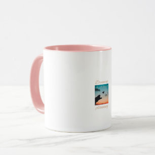 Cof Taza De Cita Estética De Planificación De Sueñ