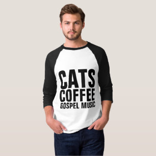 CÓFERO DE CATS GOSPEL MÚSICA Camisetas cristianas