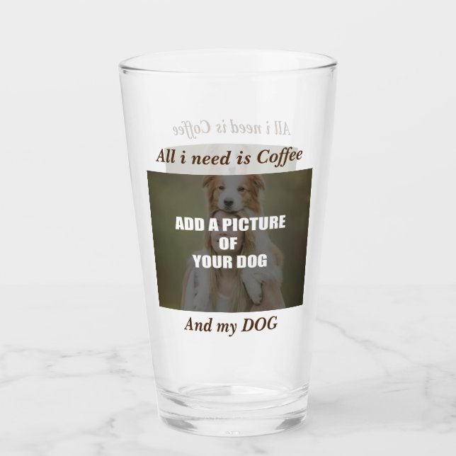 Coffee and my Dog Throw Pillow (Anverso)