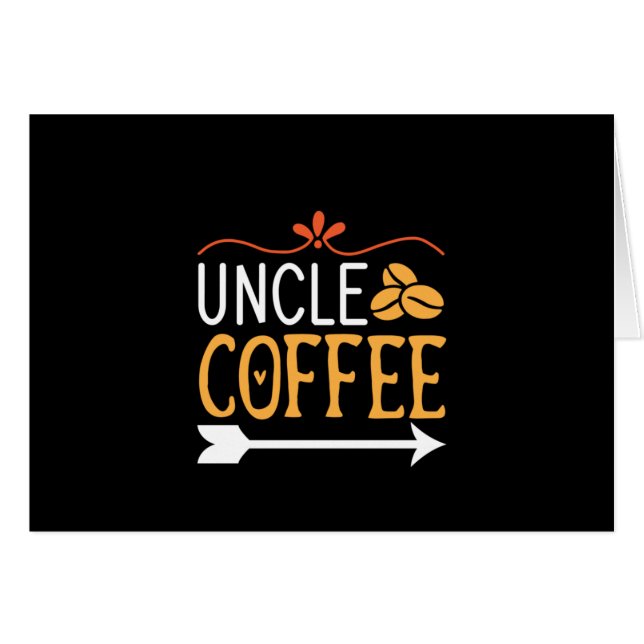 Coffee Art Uncle Coffee (Anverso (Horizontal))