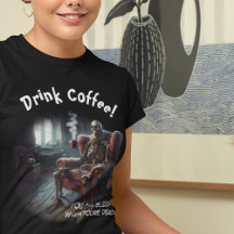 Coffee Bebe Camiseta