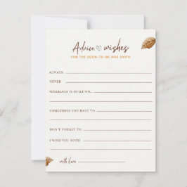 Coffee Bridal Shower Tarjeta de gabinete