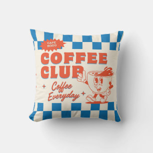 Coffee Club Cushion - almohada sonriente para taza