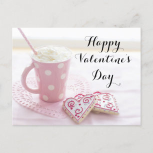 Coffee & Cookies Valentine Postal