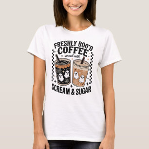 Coffee de Boo recién hecho camiseta de Halloween
