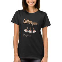Coffee de camiseta básica de mujeres Pegue un dive