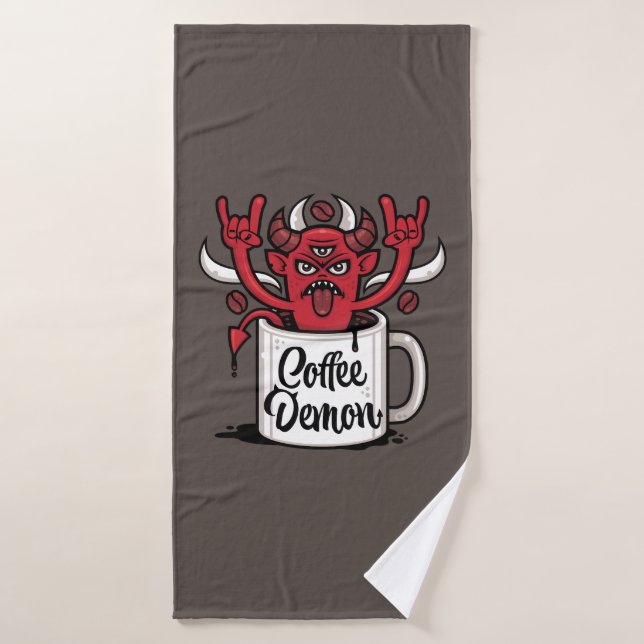 Coffee Demon (Toalla de baño)
