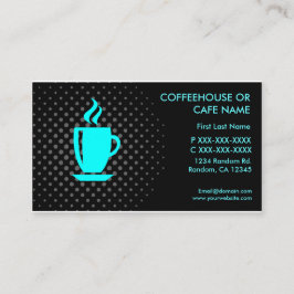 Coffee house cafe personalizable tarjetas de visit