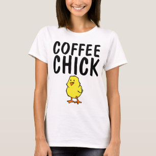 Coffee Lover polos divertidos, COFFEE CHICK