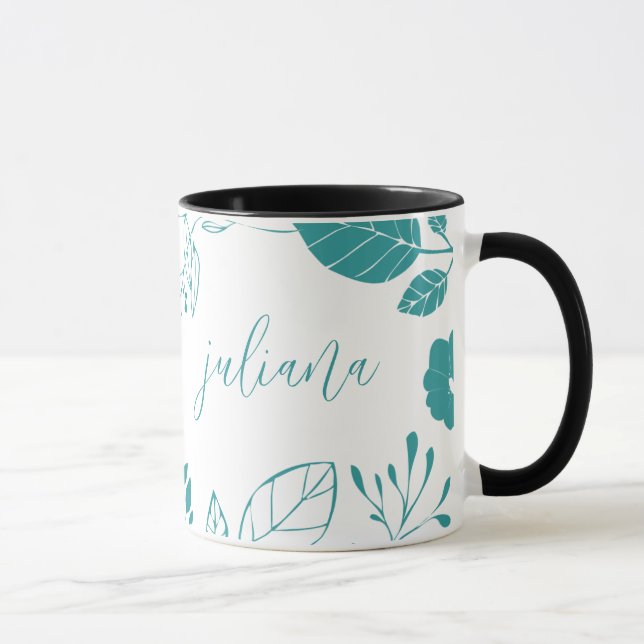 Coffee Mug: Diseño de la taza de tinta inmaterial  (Derecha)