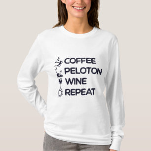 Coffee Pelo Wine Repetir camiseta