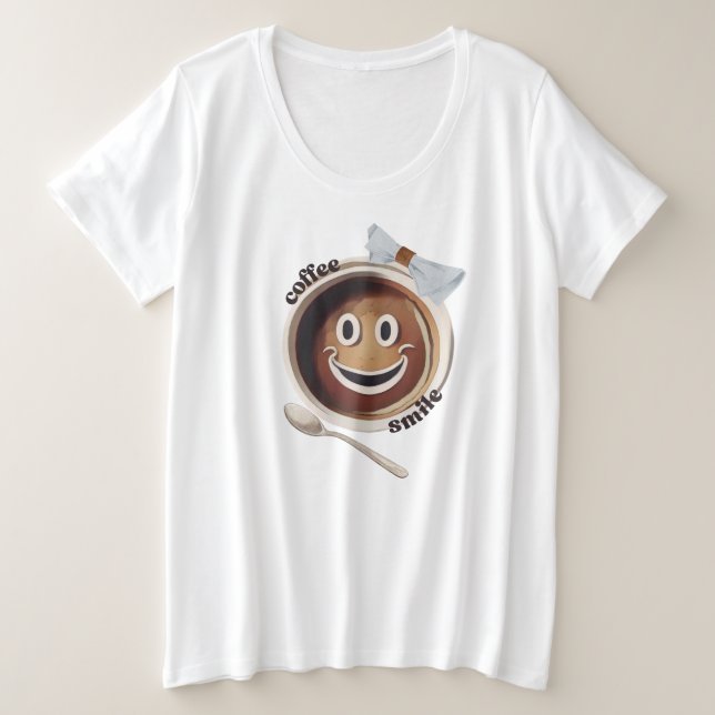 Coffee Smile Funny Cute Sweet (Anverso del diseño)
