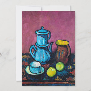 Coffee Tableware y manzanas   Alexander Kanoldt