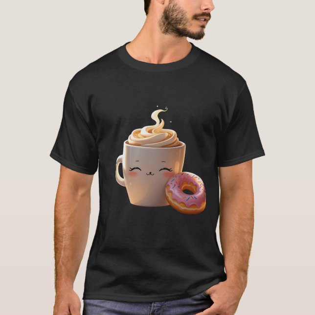 Coffee y camiseta de Kawaii - Copa de Sueño (Anverso)