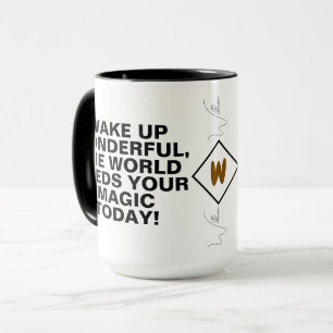 CoffeeMug divertido Citas de la Copa inspiradora