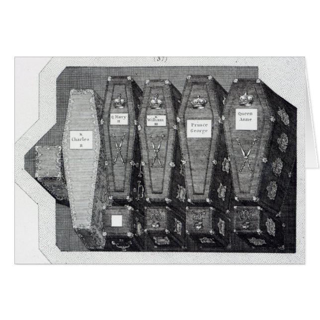 Coffinas reales en la abadía de Westminster (Anverso (Horizontal))
