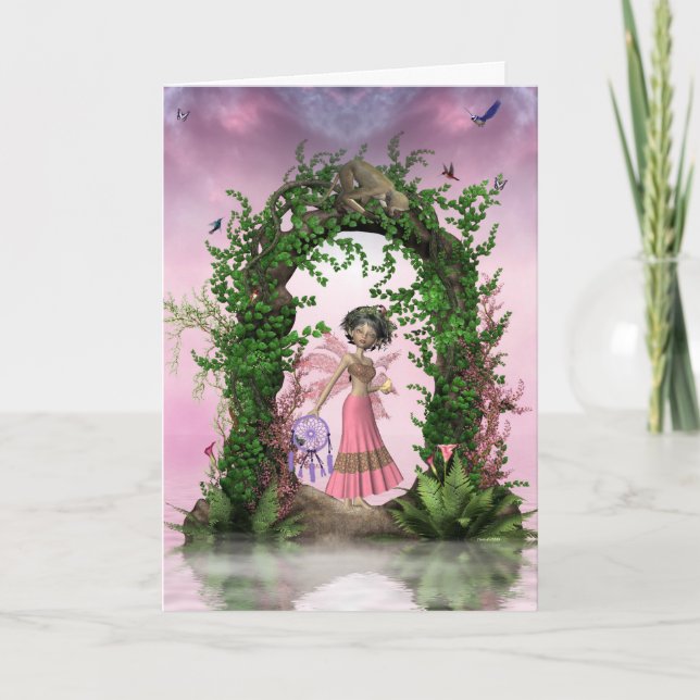 Cogida de la tarjeta de felicitación ideal (Anverso)