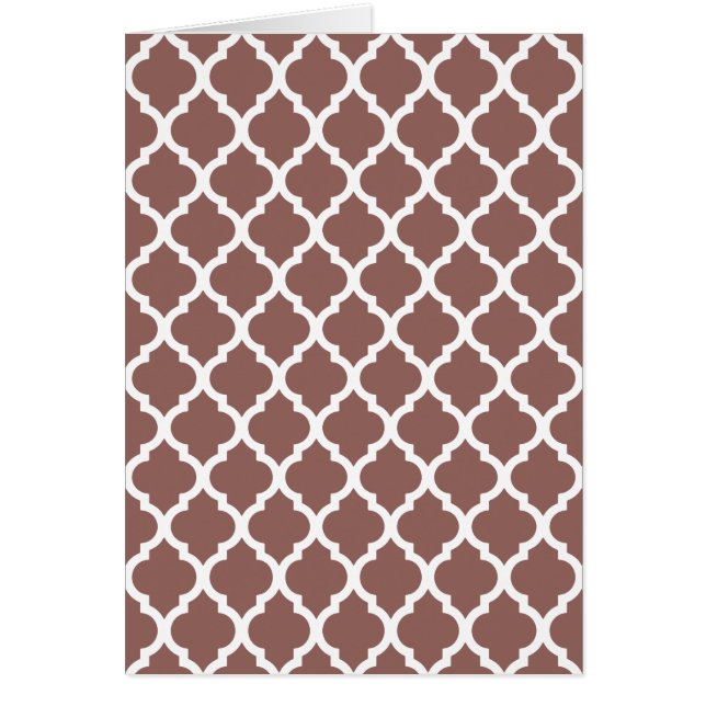 Cognac Leather Brown Tile Marroquí (Frente)