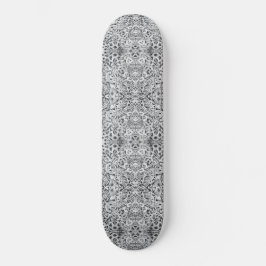 Cogs or Faces Artsy Mechanics Skateboard