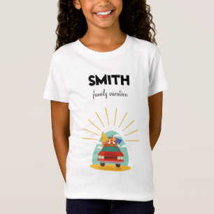 Coincidencia de camisetas de vacaciones en familia