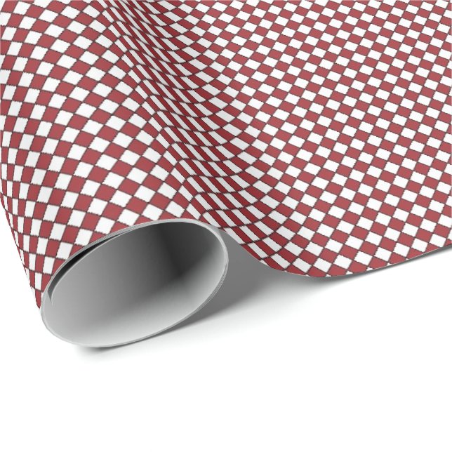 COINCIDENCIAS DE SEAM: Papel de envolvimiento rojo (Esquina del rollo)