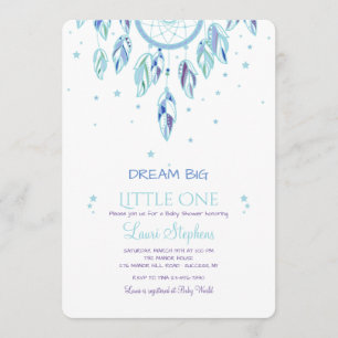 Coja una invitación azul ideal