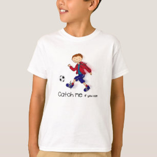 Cójame si usted puede rojo de la camiseta del