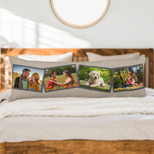 Cojín 4 champiñones neutros personalizados para Collage