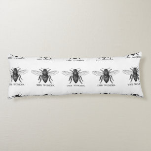 Cojín Abeja Obrera Miel Abejorro Negro