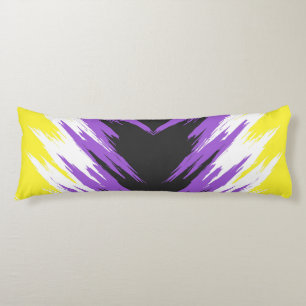 Cojín Abstract Nonbinary Pride Flag