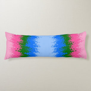 Cojín Abstract Omniromantic   Pride Flag  