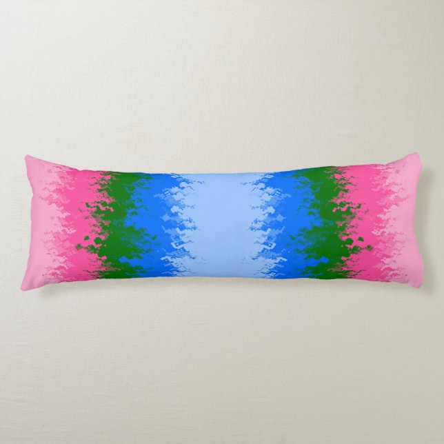 Cojín Abstract Omniromantic   Pride Flag   (Anverso)
