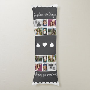 Cojín Abuela te amamos Nietos 6 Collages de fotos