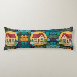 Cojín Acogedor almohadilla del cuerpo del icono del hoga