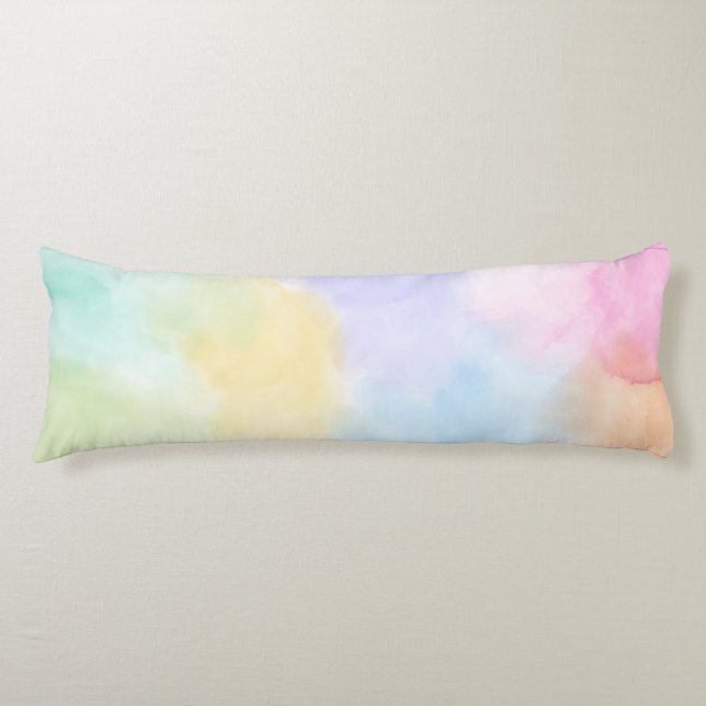 Cojín Acuarela Pastel (Anverso)