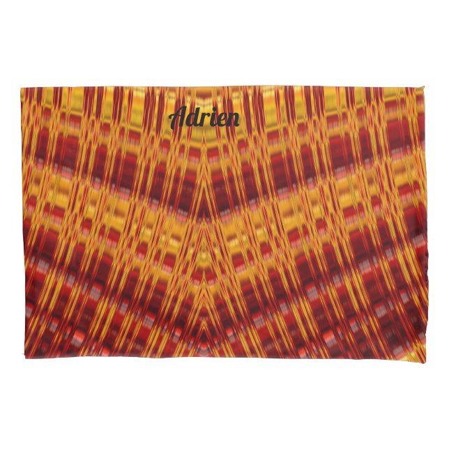 Cojín ADRIEN ~ Fractal Original ~ Otoño ~ Funda de Almoh (Anverso)
